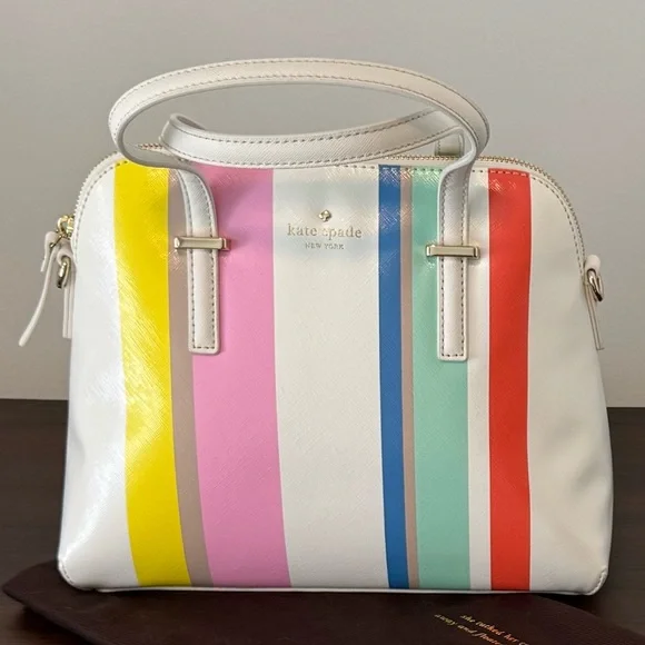 Kate Spade NWT - Cedar Street Multi Striped bag, dust bag included - Picture 2 of 11